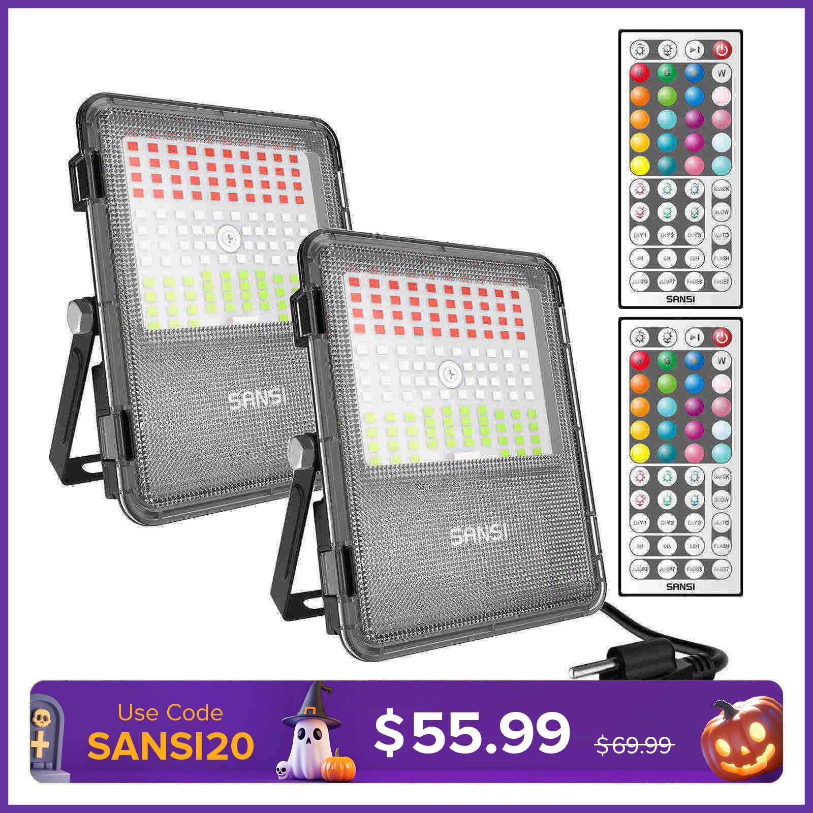 120W RGB LED Flood Light (US ONLY)