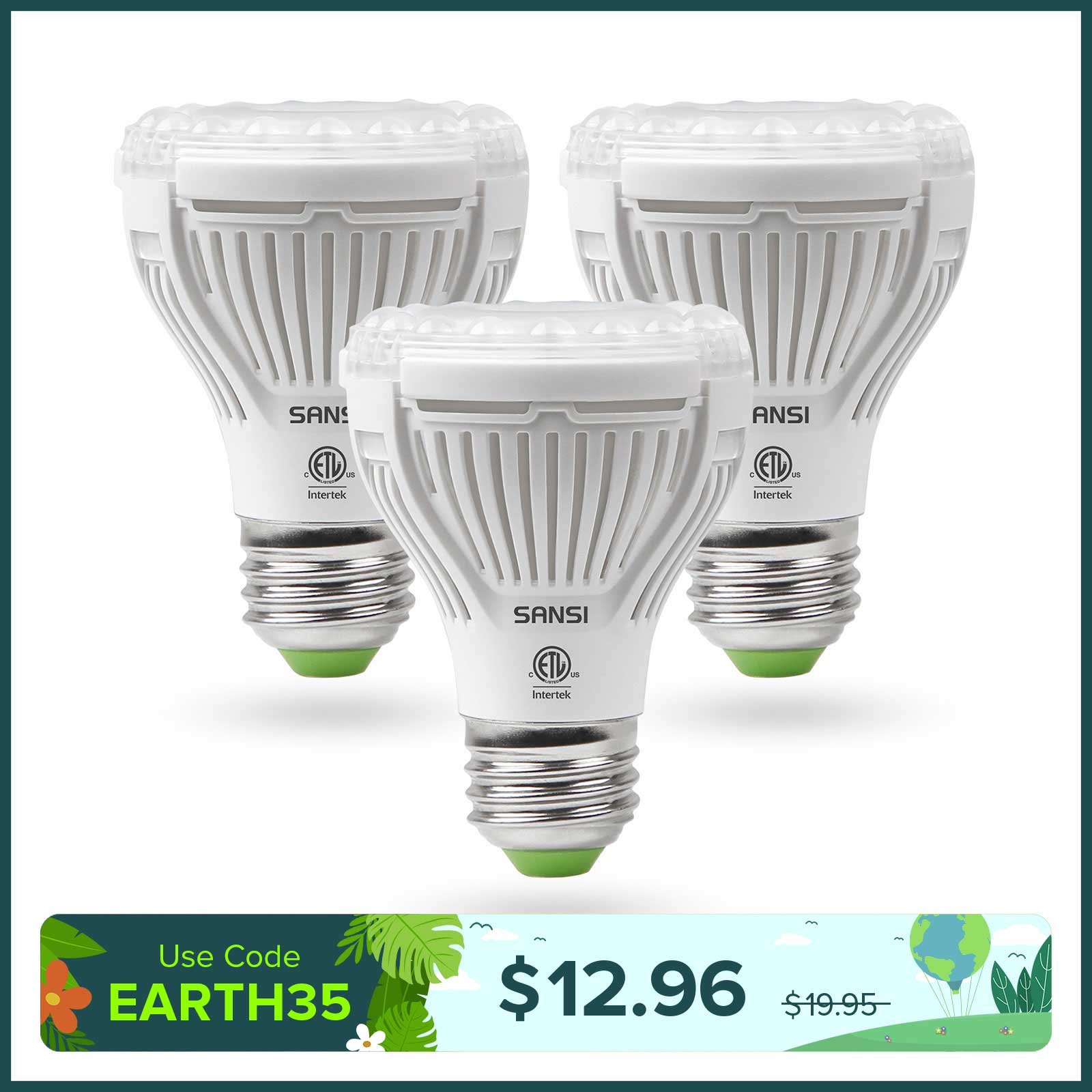 PAR20 10W LED Grow Light Bulb