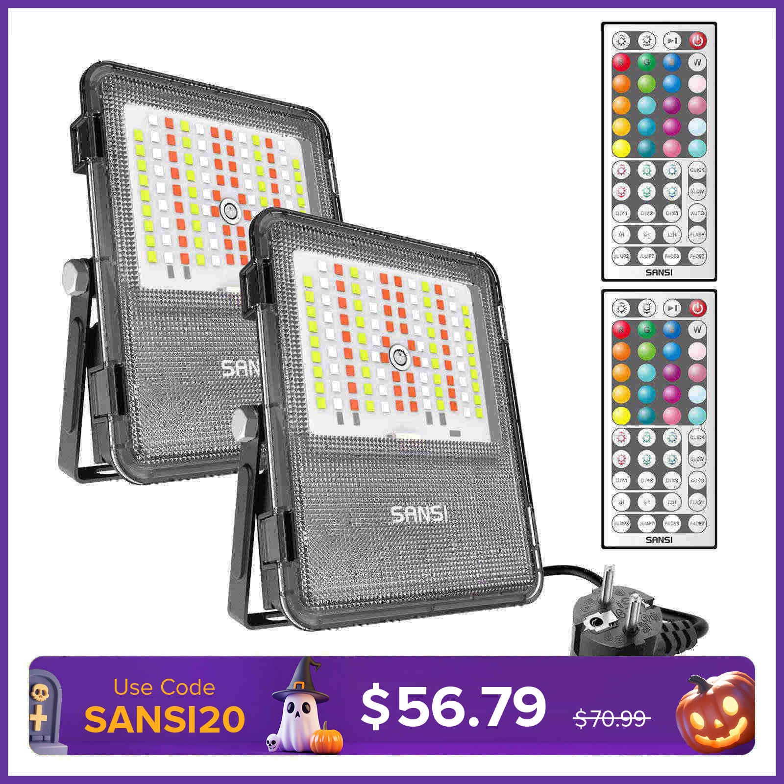 20W RGB LED Flood Light (EU ONLY)