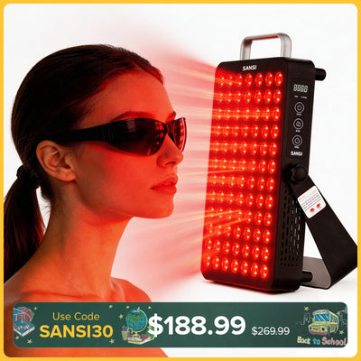 SANSI 120W Dual-Wavelength Red Light Therapy Panel(US/EU ONLY)