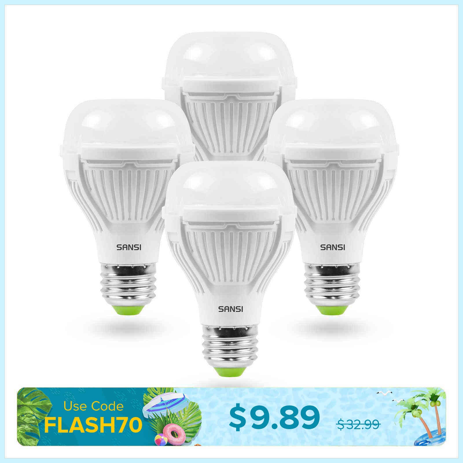 Upgraded A19 13W LED 3000K/5000K Light Bulb (US ONLY)