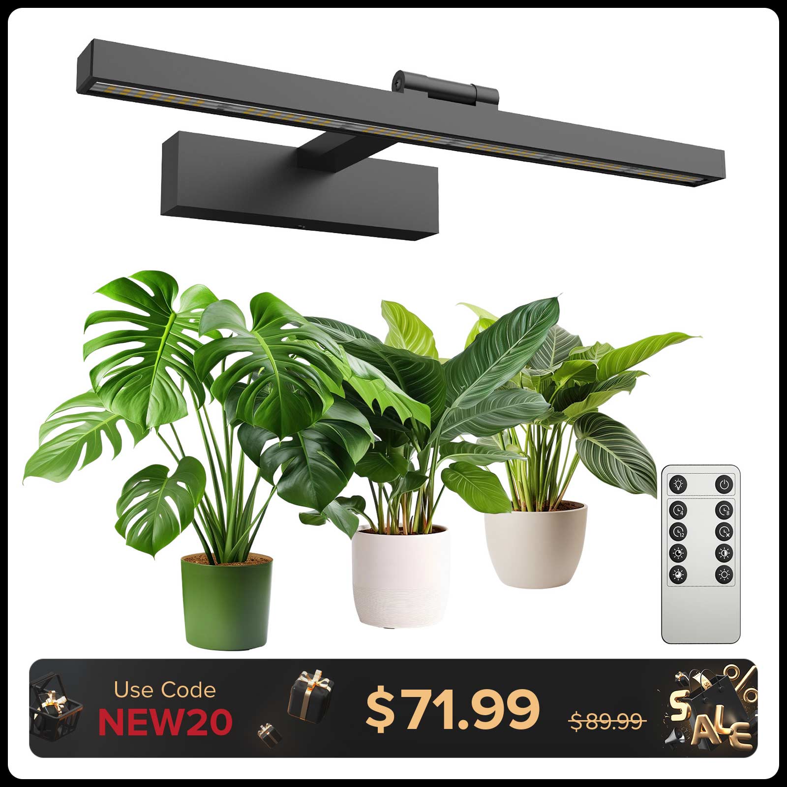 SANSI 35W Wall Mounted LED Grow Light