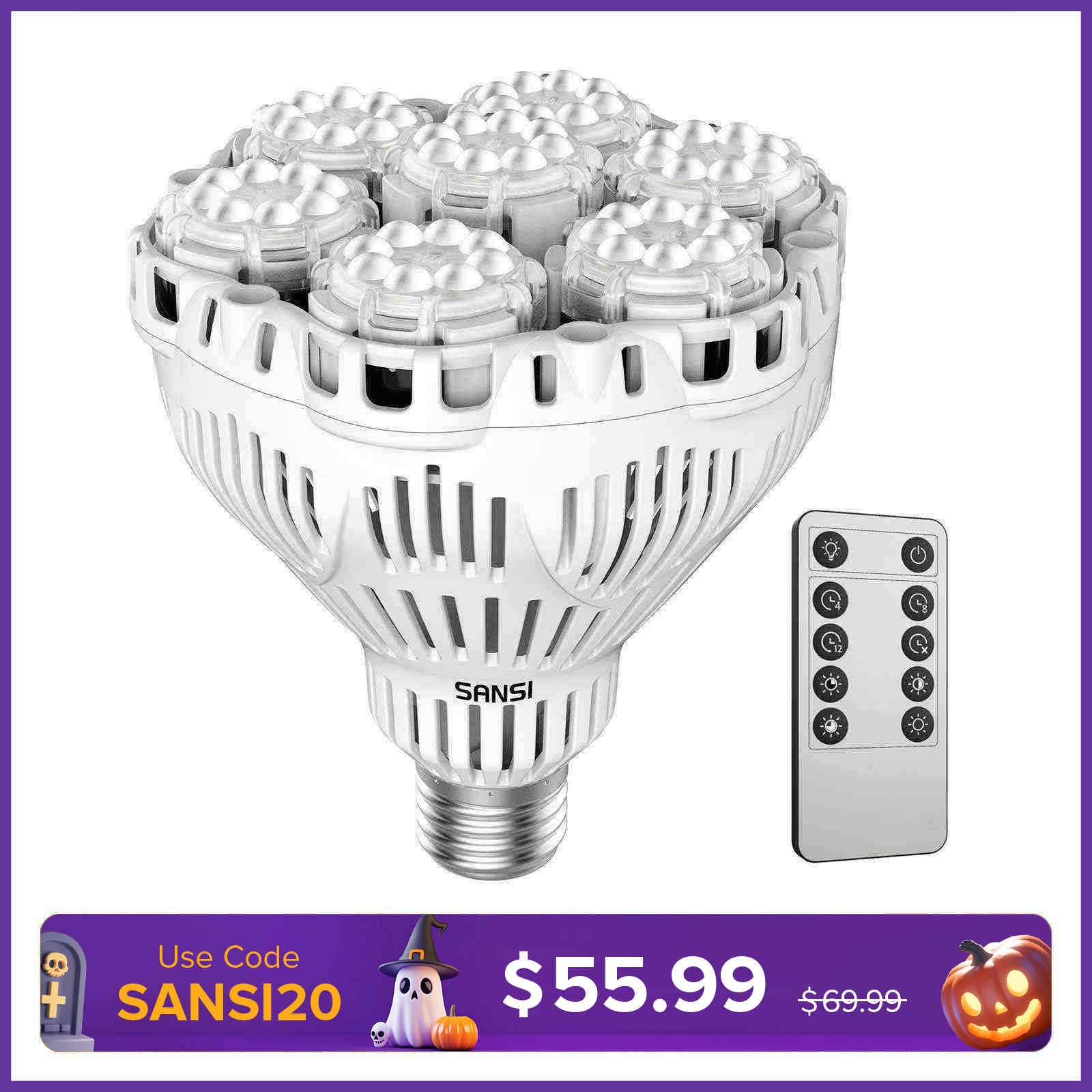 BR30 40W LED-Wachstumslampe mit Fernbedienung (NUR USA)