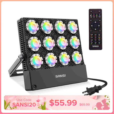 70W RGB LED Flood Light(US ONLY)