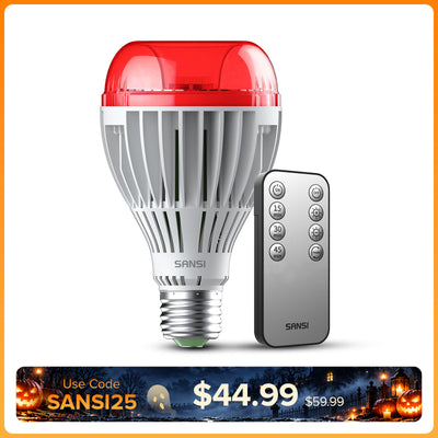 SANSI A21 25W 670nm Red Light Bulb for Sleep Therapy (US/CA ONLY)