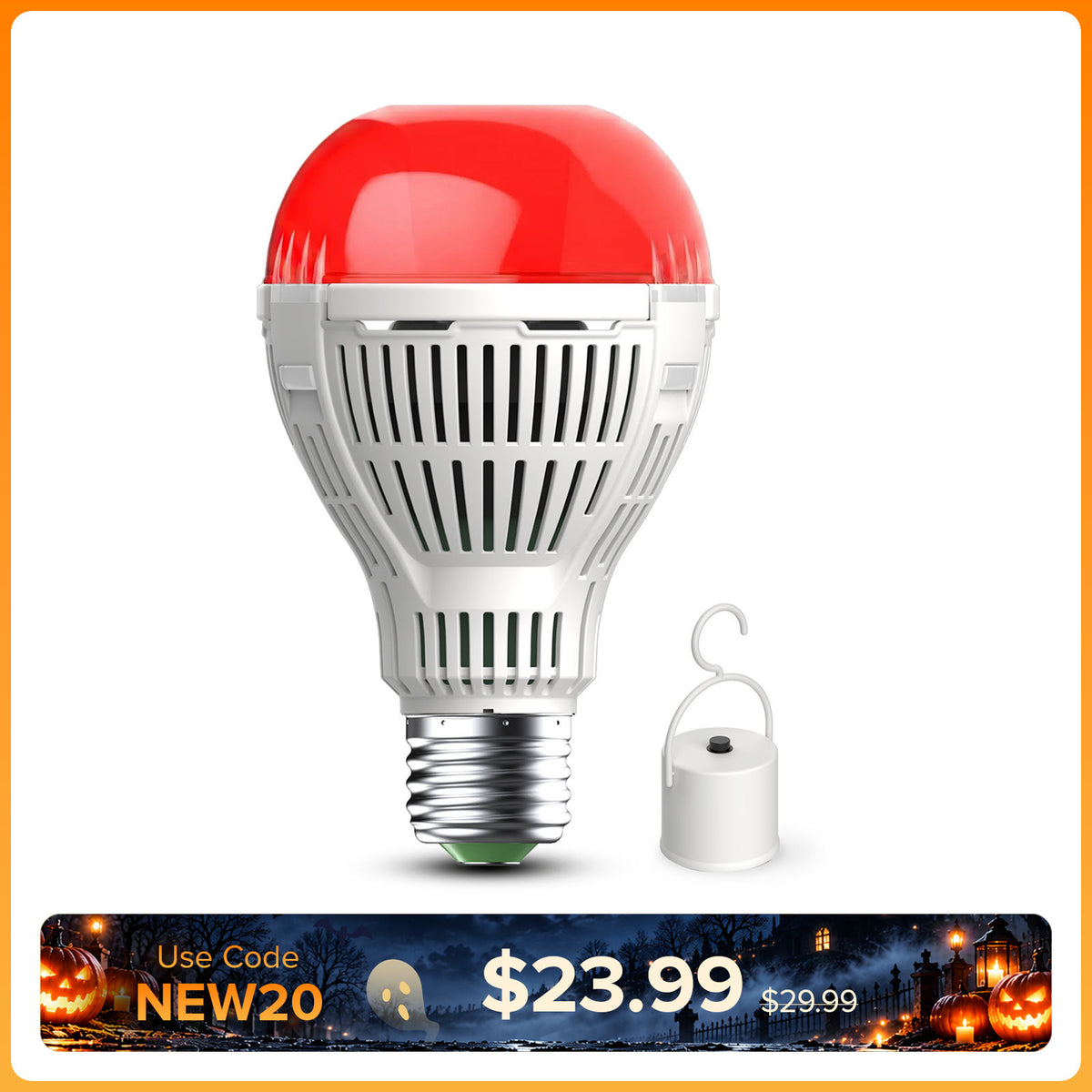 SANSI A21 9W 670nm Red Light Bulb for Sleep Therapy
