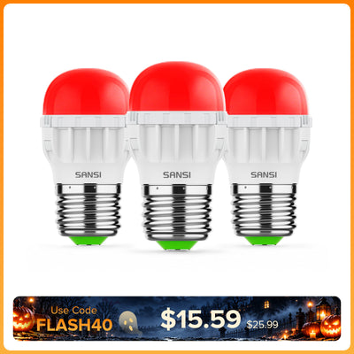 SANSI A11 5W 670nm Red Light Bulb for Sleep Therapy