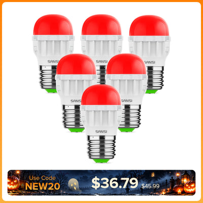 SANSI A11 5W 670nm Red Light Bulb for Sleep Therapy