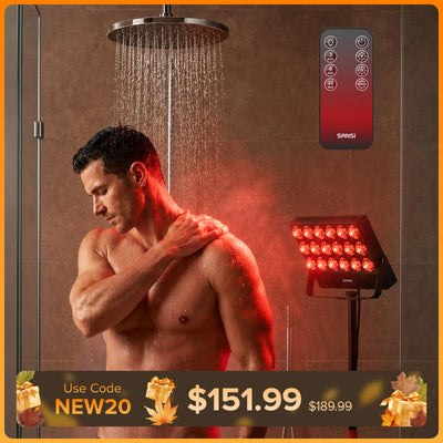SANSI 80W Dual-Wavelength Red Light Therapy Panel with Adjustable Stand (US ONLY)