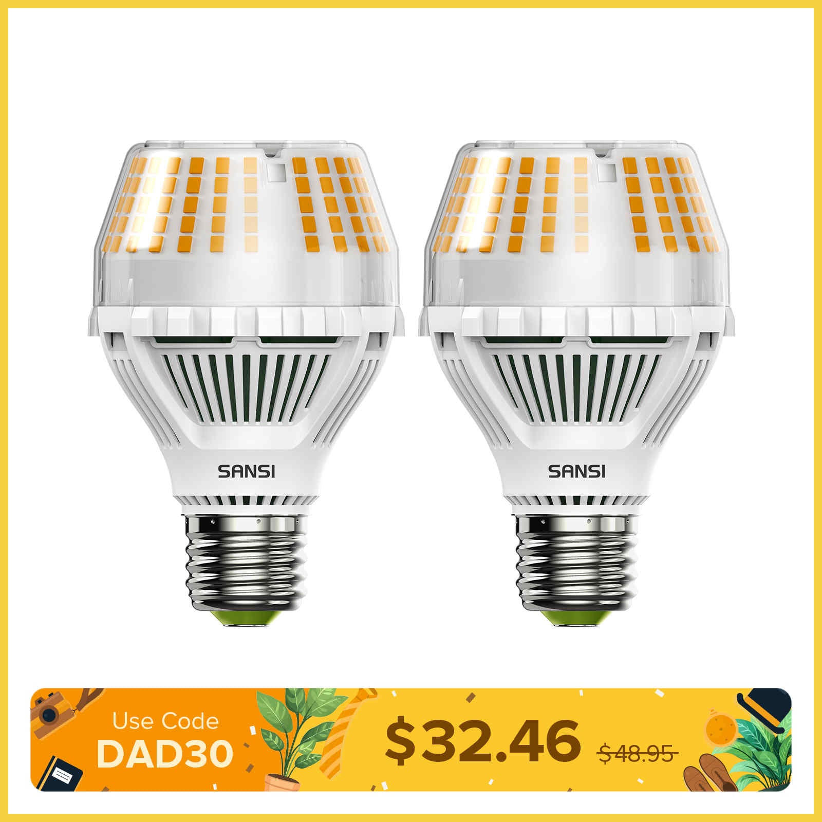 Verbesserte dimmbare A19 17W LED 3000K/5000K Glühbirne (NUR USA)