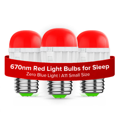 SANSI A11 5W 670nm Red Light Bulb for Sleep Therapy