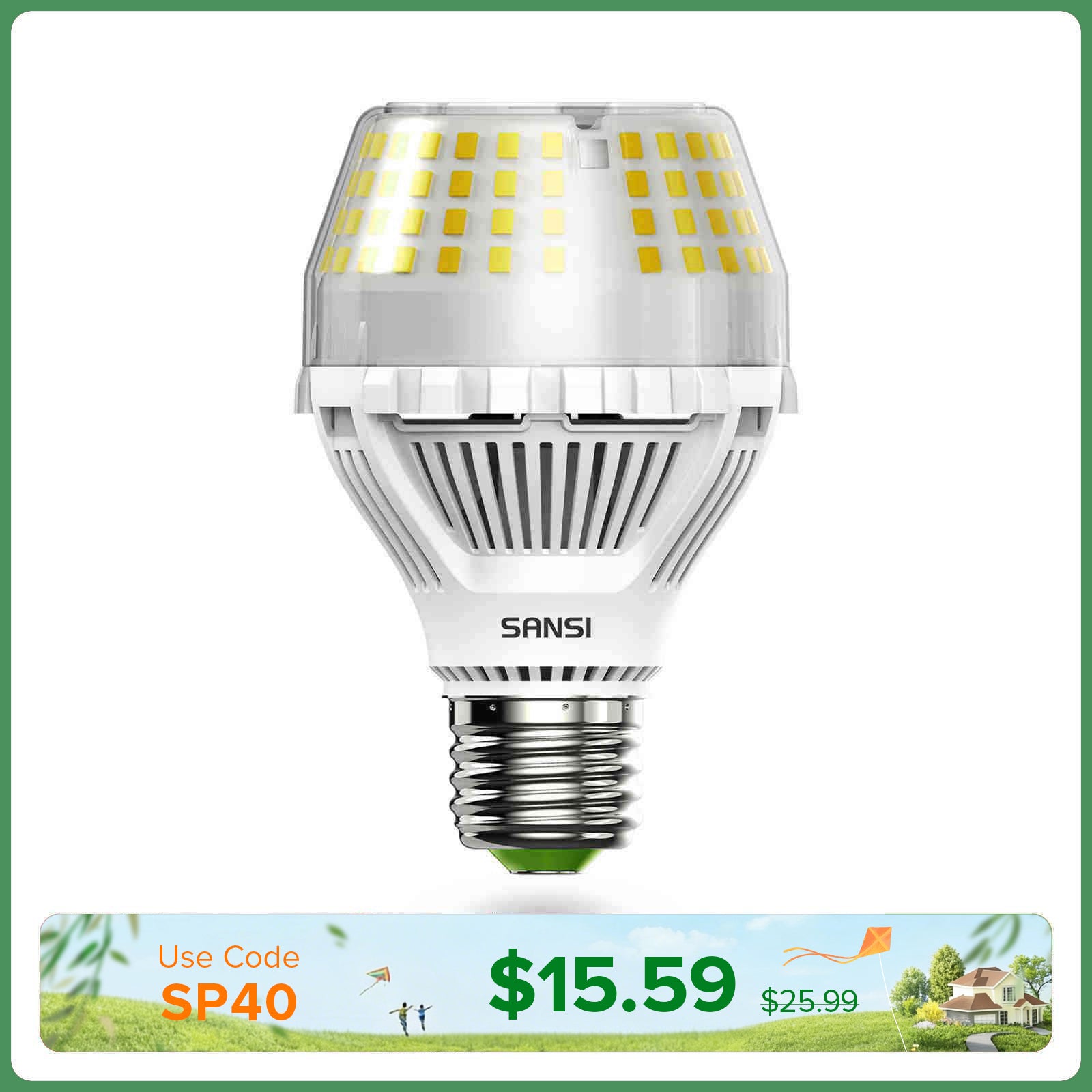 SANSI A19 20W LED Light Bulb