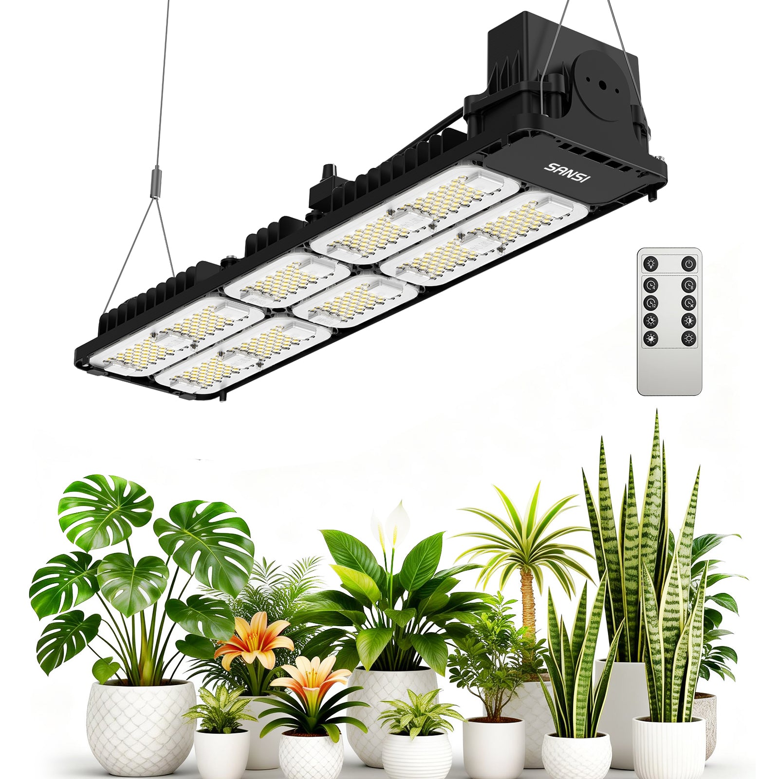 SANSI 200W Panel LED Grow Light | Remote Control – SANSI Lighting