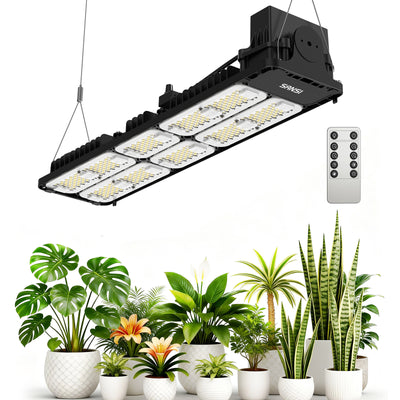 led flood lights for growing plants SANSI 200W Panel LED Grow Light | Remote Control