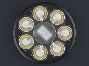 420 LED Chips:Leading Brand LED Chips with premium transmission optical lens for high light efficiency. Light Decay<5%.