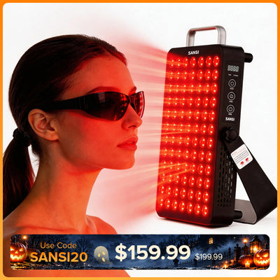 SANSI 120W Dual-Wavelength Red Light Therapy Panel(US/EU ONLY)