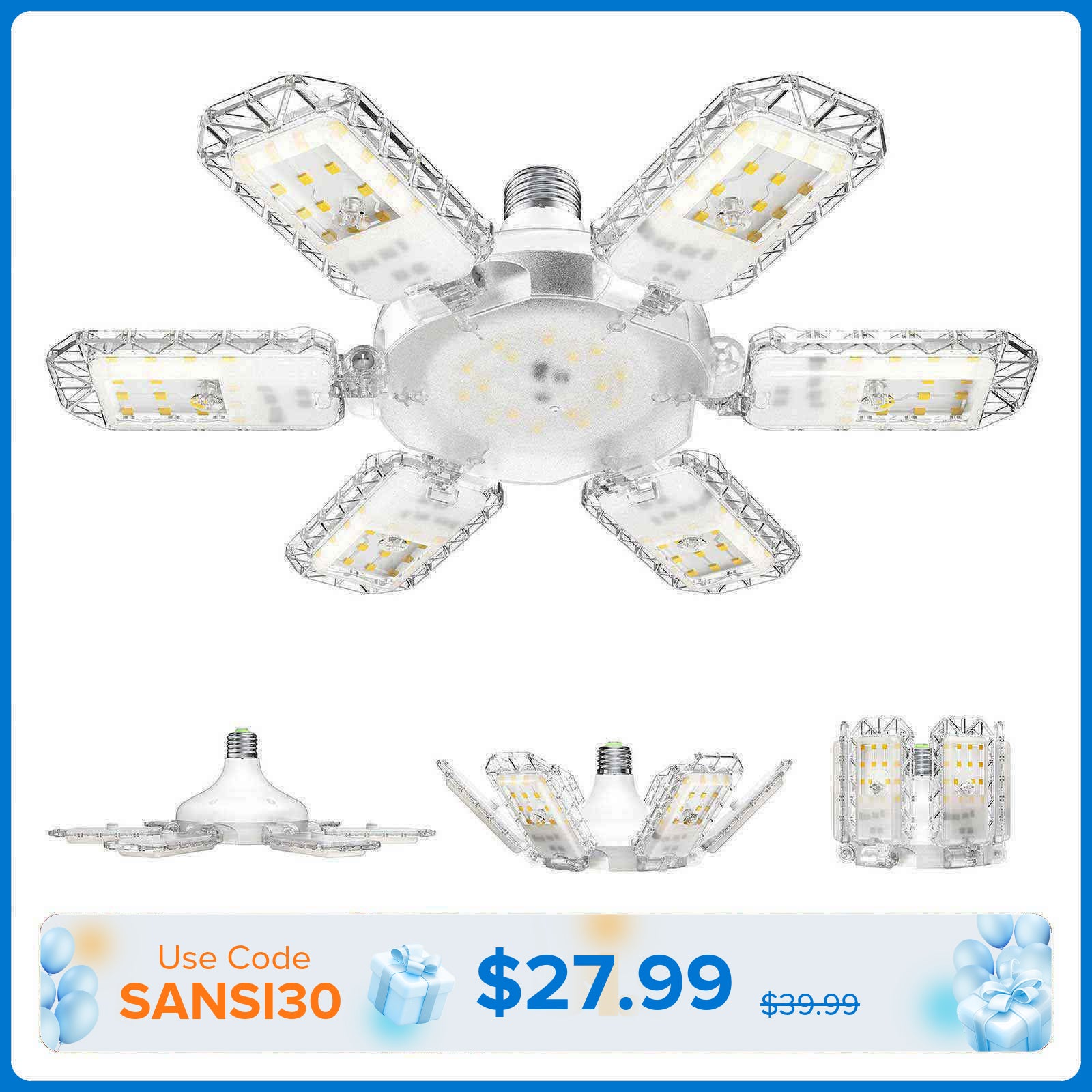 60W Panel Garage Light (US ONLY)