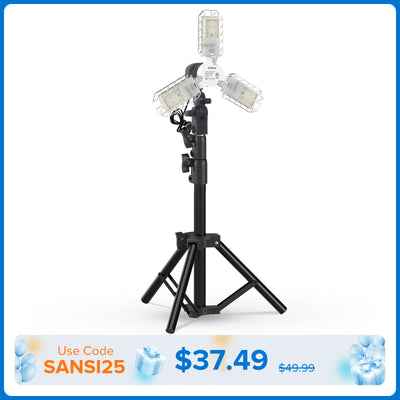 30W Adjustable Panel LED Work Light with Stand (US ONLY)