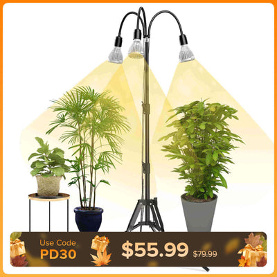 96 W/128 W Pflanzenlampe mit verstellbarem Stativständer (NUR USA)