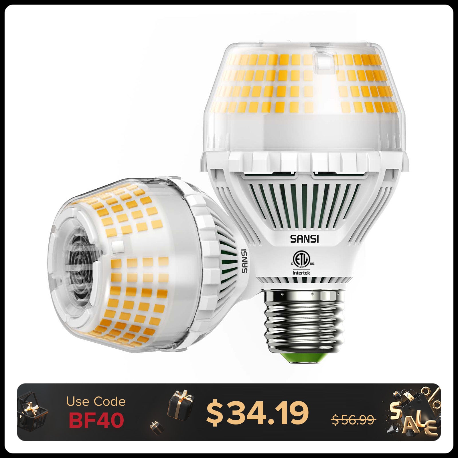 A19 35 W 3000 K LED-Glühbirne (NUR USA)