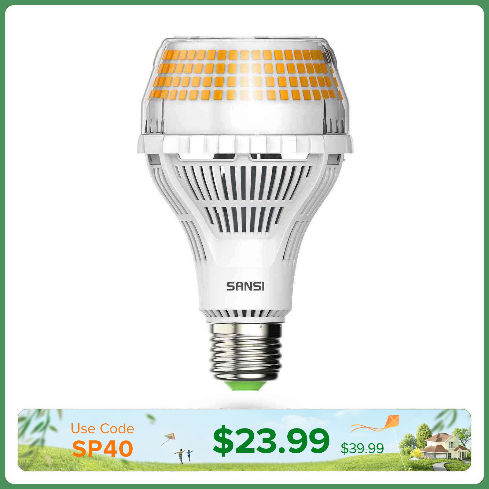 A21 40W LED Light Bulb (US/CA ONLY)