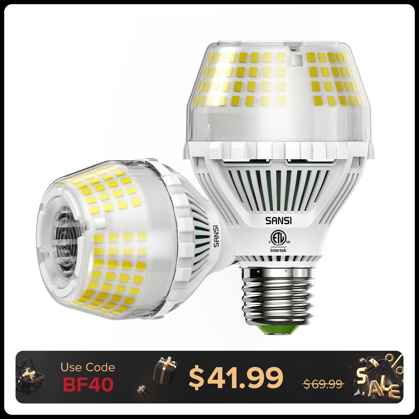 A19 35 W 5000 K LED-Glühbirne (NUR USA)