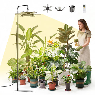 SANSI 240W Folding Wings LED Standing Grow Light with Remote Control (US ONLY)