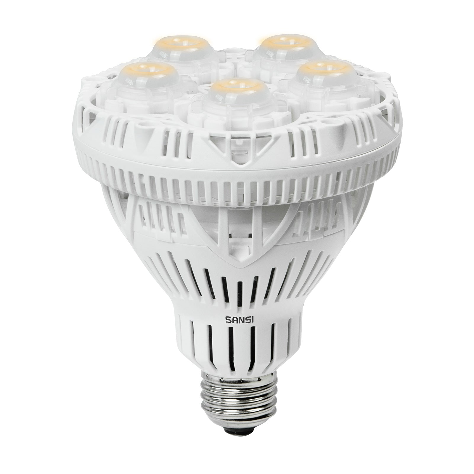 24W led grow light bulb with white light, suitable for high light and medium light indoor plants