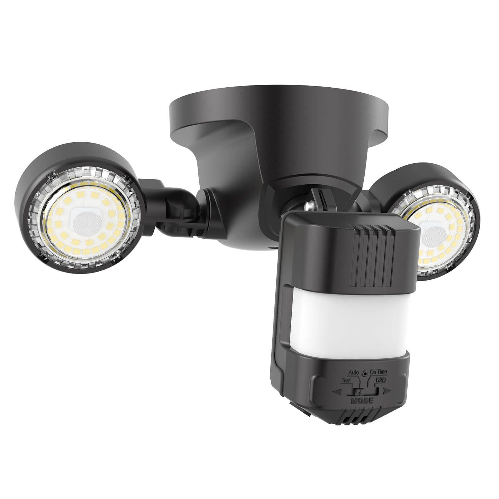 25W LED Security Light (Dusk to Dawn & Motion Sensor)-black
