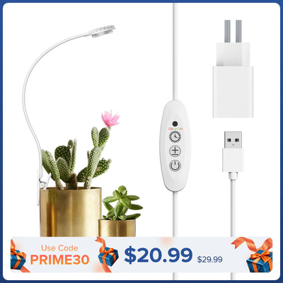 Lampada LED per coltivazione SANSI da 4,5 W con clip per vaso (SOLO UE/Regno Unito)