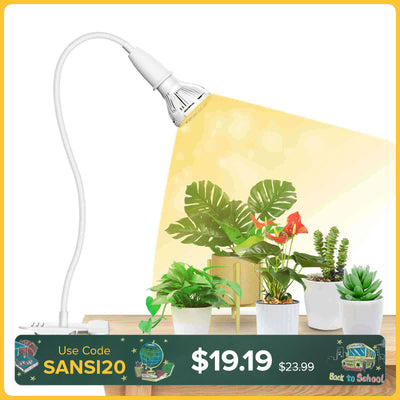 10W Adjustable 1-Head Clip-on LED Grow Light (US/CA ONLY)