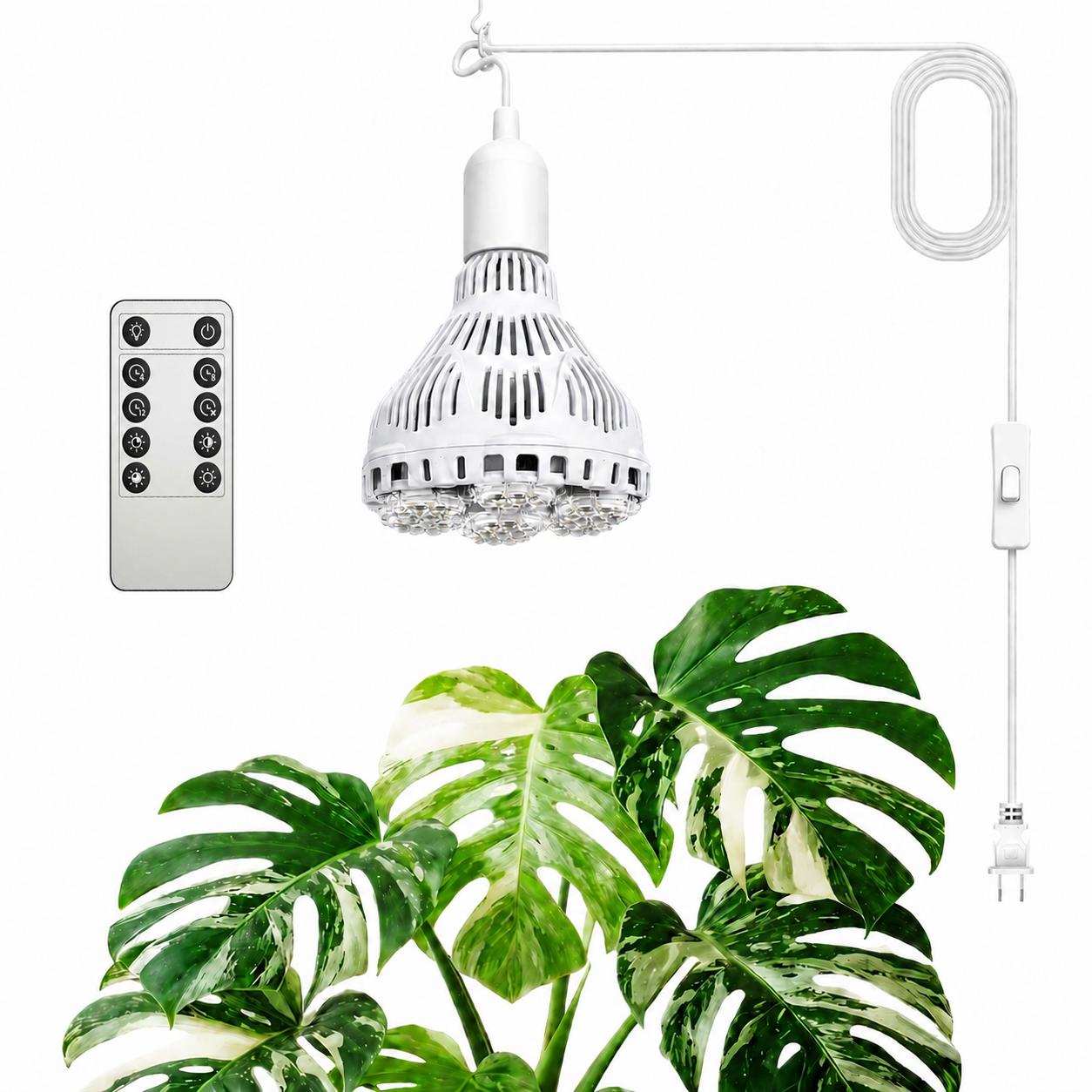 SGLEDs BR30 40W Hanging Grow Light Bulb with Remote Control(US ONLY)