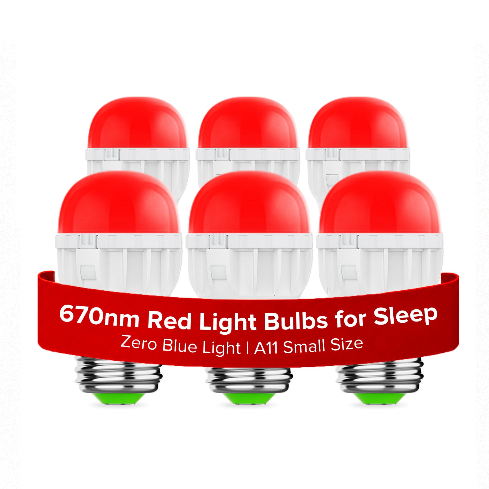 SANSI A11 5W 670nm Red Light Bulb for Sleep Therapy