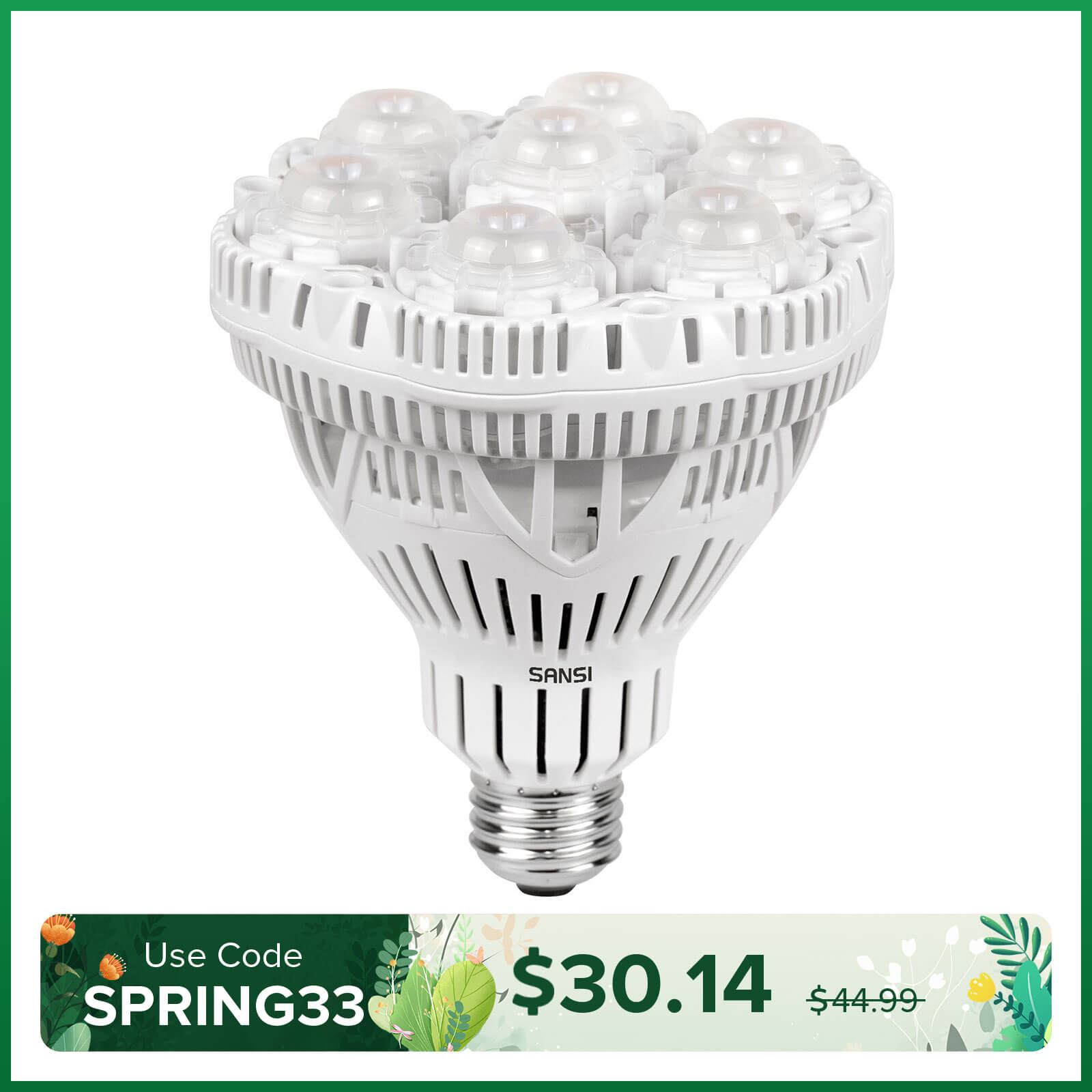 PAR30 36W LED Grow Light Bulb