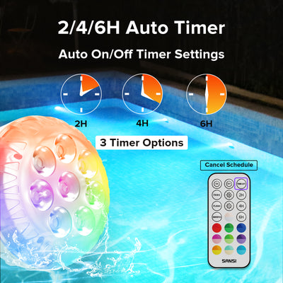 SANSI Upgraded RGB Pool Light