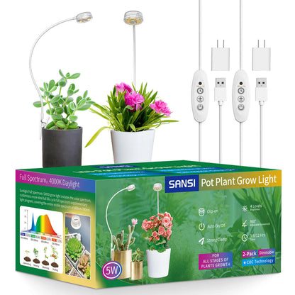 Pot Clip LED Grow Light with new packing