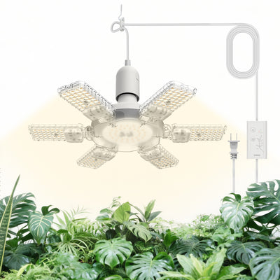 grow light bulbs for ceiling fans SANSI 60W Folding Wings LED Grow Light (US ONLY)
