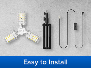 30W work light is easy to install