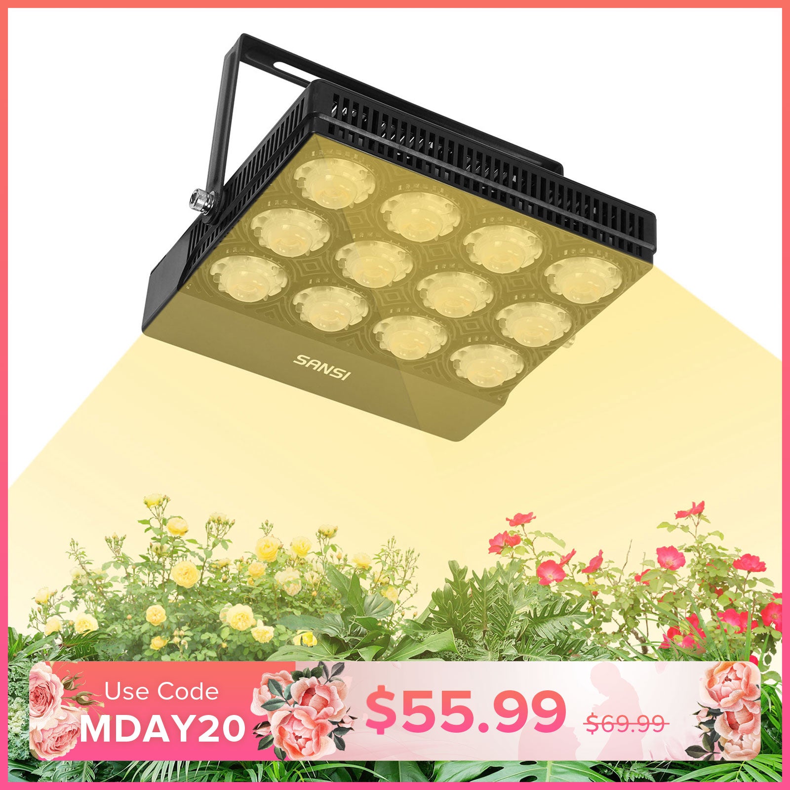 70W LED Grow Light (US, CA ONLY)