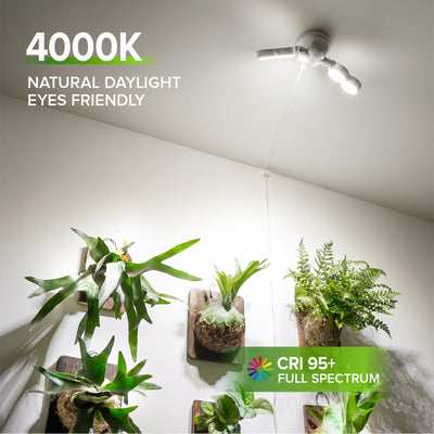 SANSI 30W LED Wall Mounted Grow Light with Remote Control (US ONLY)