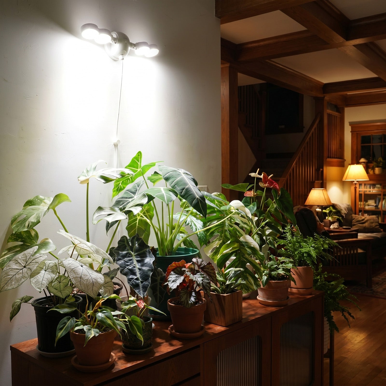 SANSI 30W LED Wall Mounted Grow Light with Remote Control (US ONLY)