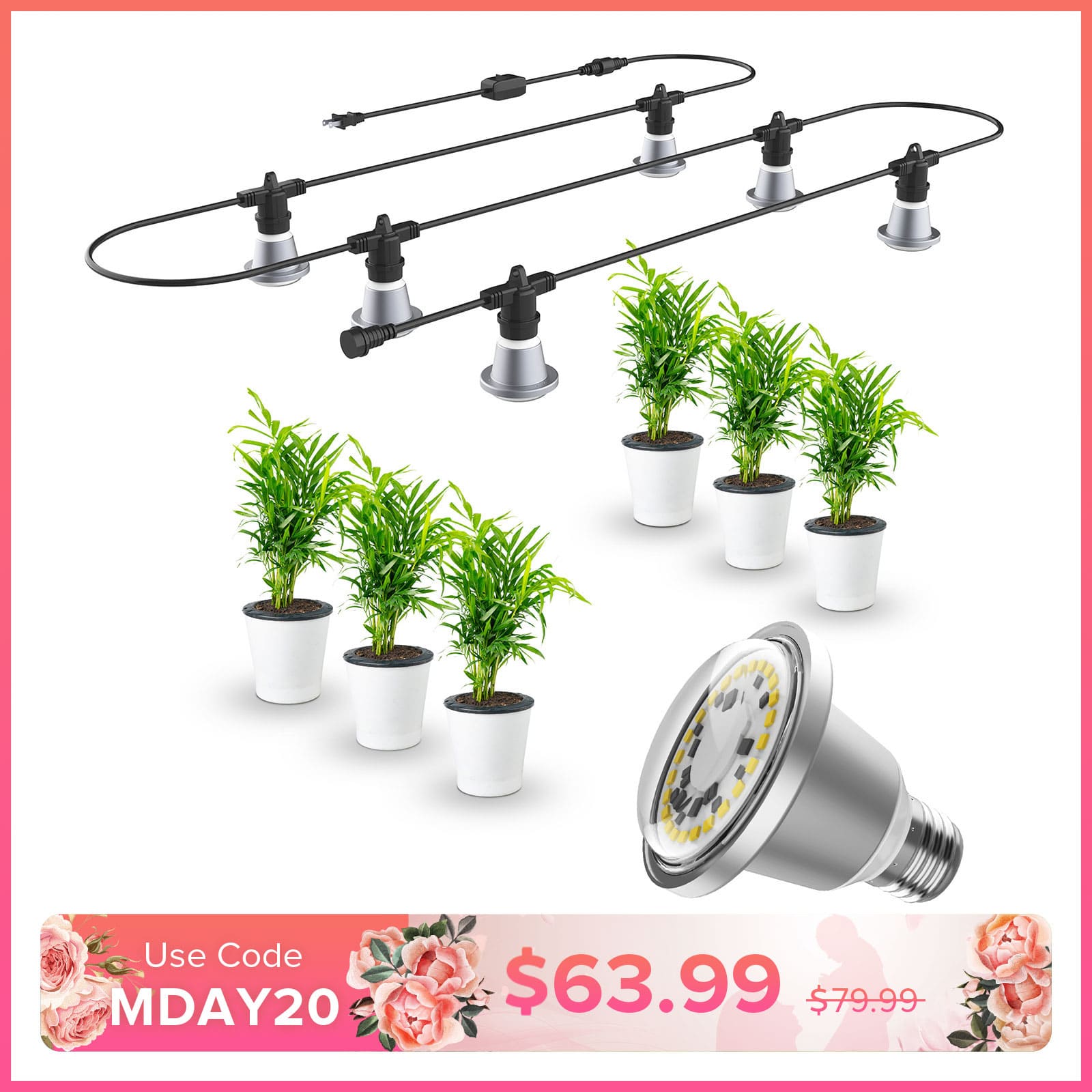 Hanging Grow Light String(US ONLY)