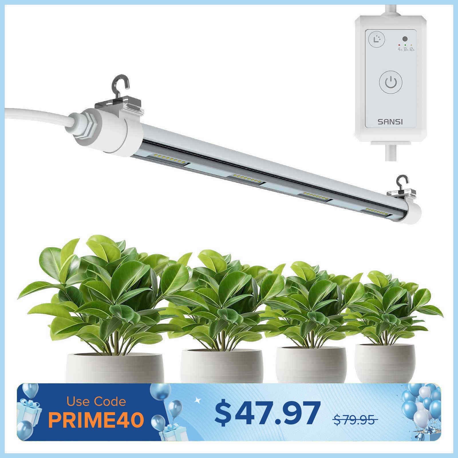 SANSI T8 25W LED Grow Light (US ONLY)