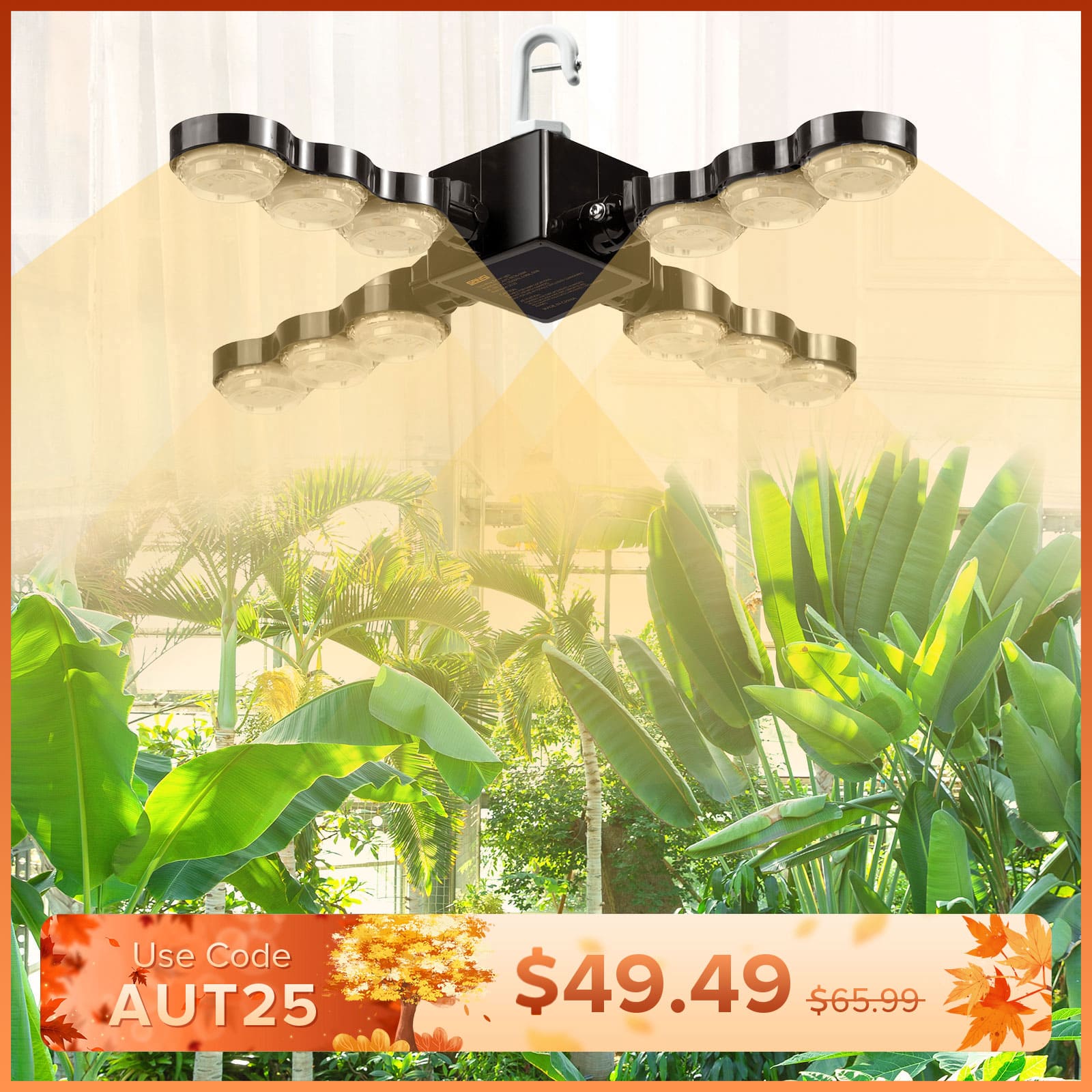 Upgraded 50W RGB LED Flood Light (US ONLY)，Use code “FLASH50” to get 50% off.
