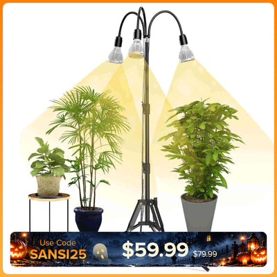 96 W/128 W Pflanzenlampe mit verstellbarem Stativständer (NUR USA)