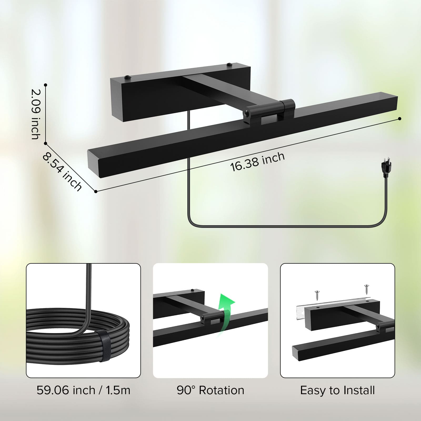 SANSI 35W Wall Mounted LED Grow Light