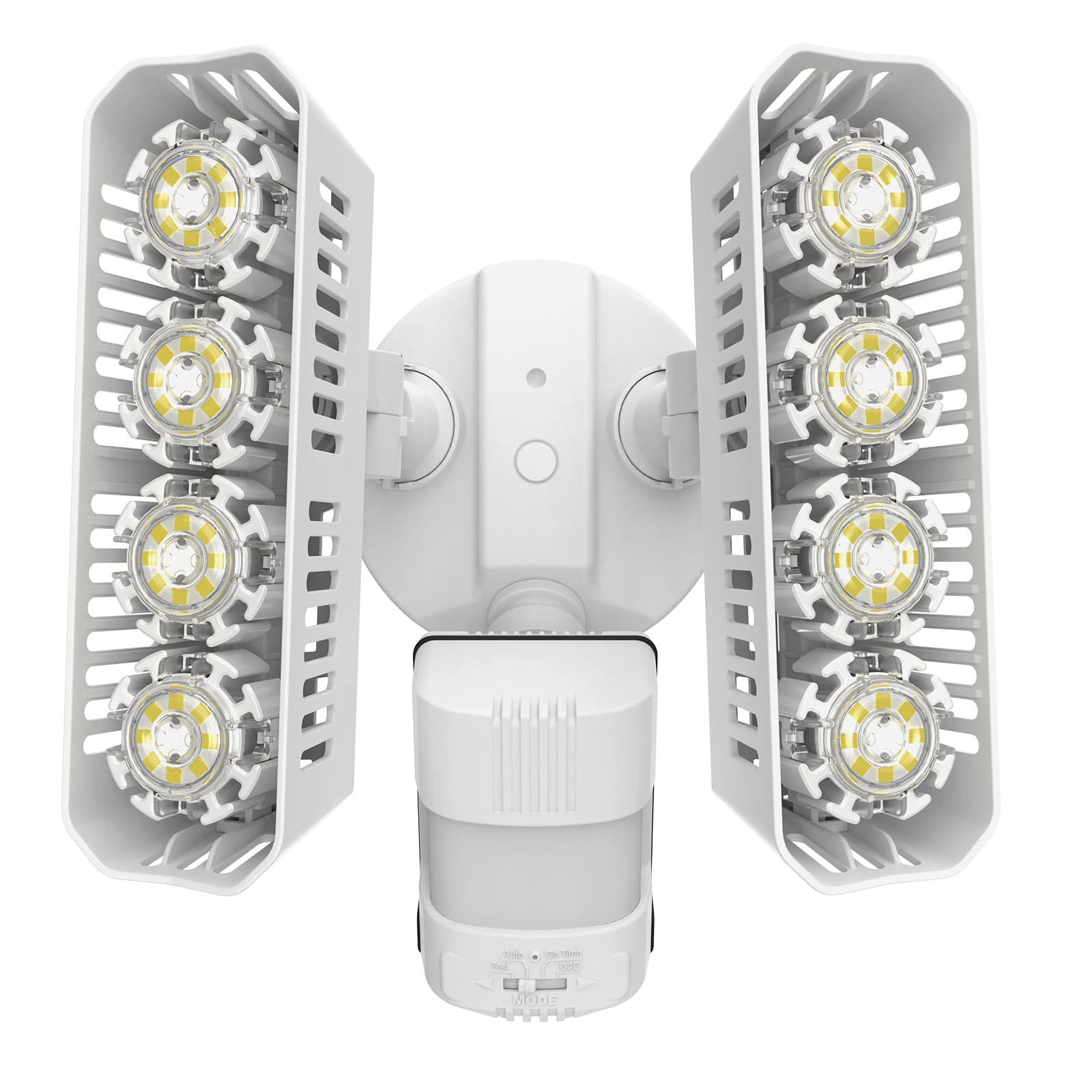 Rectangle 36W LED Security Light (Dusk to Dawn & Motion Sensor) (White)