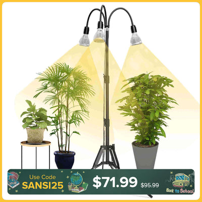 Lampada da coltivazione multi-testa SANSI da 96 W con treppiede regolabile (SOLO USA/CA)