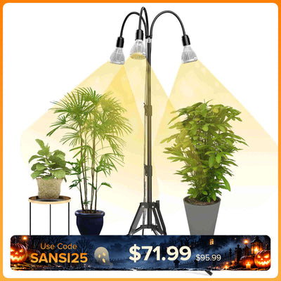 96 W/128 W Pflanzenlampe mit verstellbarem Stativständer (NUR USA)