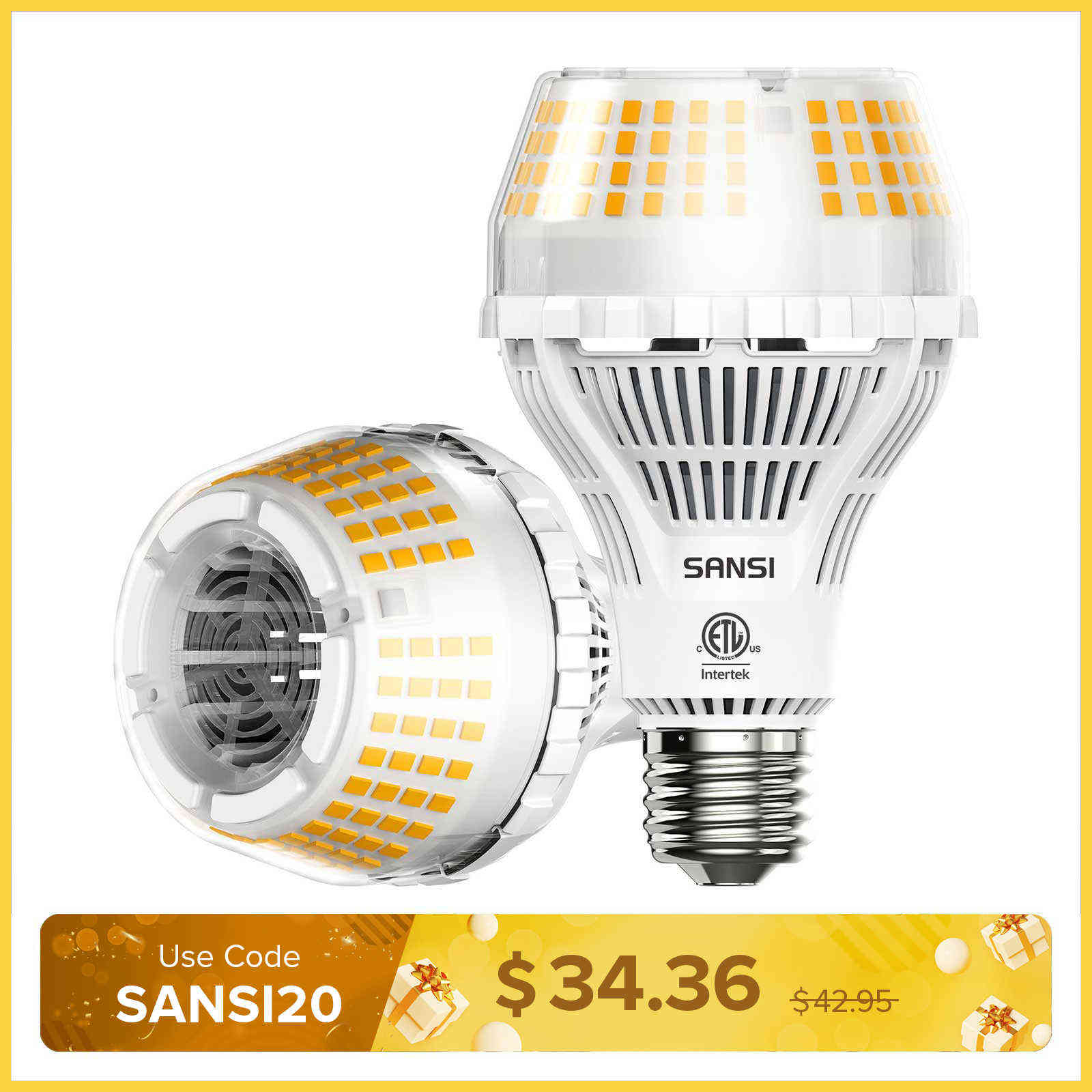 Upgraded A21 22W LED 3000K/5000K Light Bulb(US ONLY)